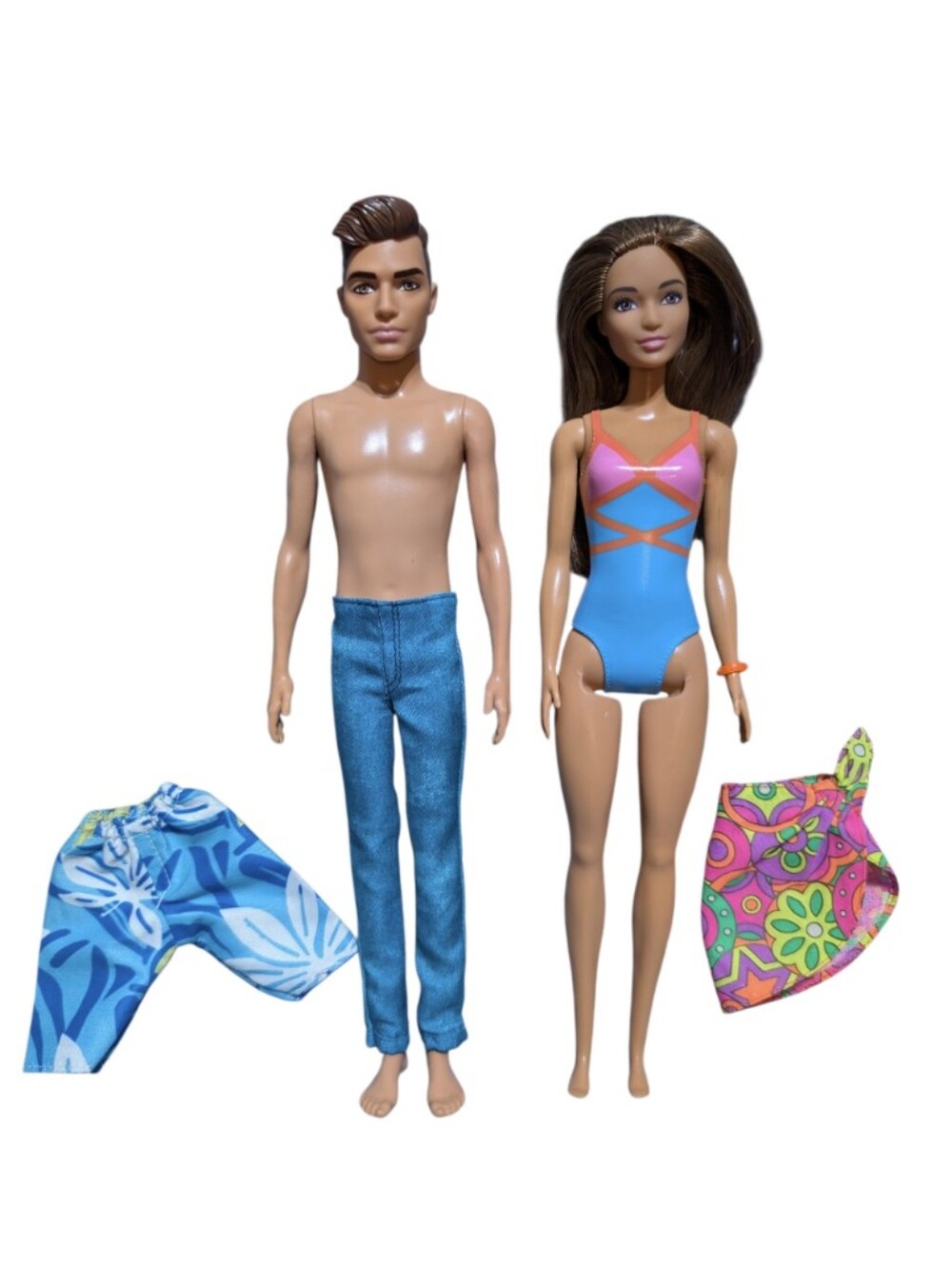 2 For $20 🩷 Swimsuit Barbie & Tropical Vibes Ken Doll